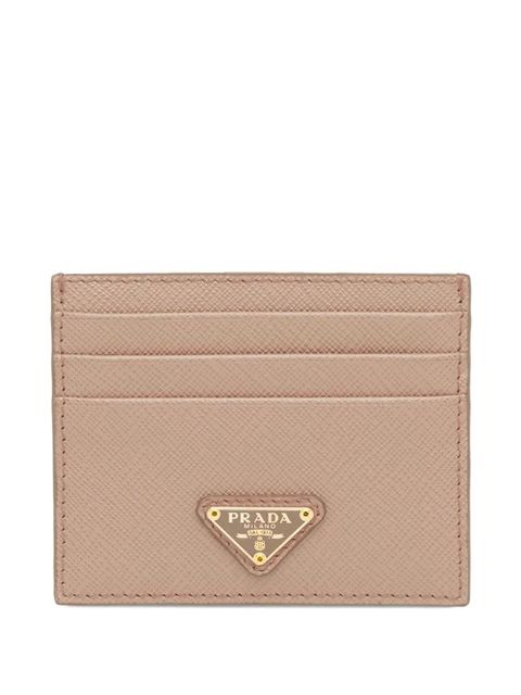 Prada logo card wallet - Neutrals - zdjęcie produktu nr 1
