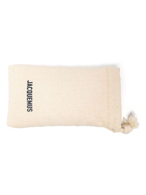 Jacquemus Les Lunettes Ovalo oval-frame sunglasses - Red