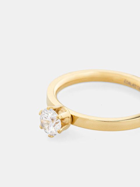 EDBLAD pierścionek pozłacany Crown 41630117