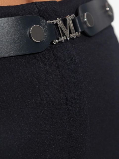 Max Mara belted culotte trousers - Blue