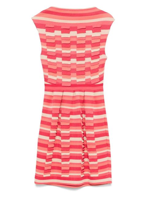 Christian Dior Pre-Owned striped mini dress - Pink - zdjęcie produktu nr 2