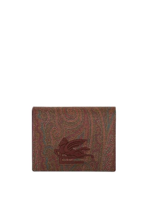 ETRO paisley-print bi-fold cardholder - Red - zdjęcie produktu nr 1