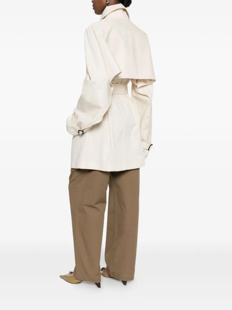 TOTEME belted double-breasted trench coat - Neutrals - zdjęcie produktu nr 2