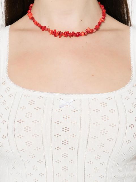 JW Anderson ribbed-knit tank top - White