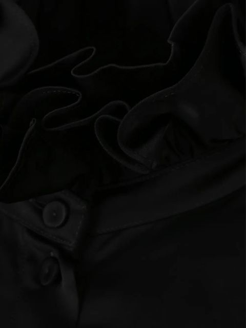 Jil Sander ruffled collar blouse - Black