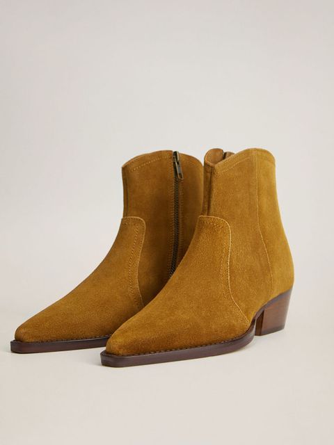 Mango - Kowbojki skórzane Cruce - zdjęcie produktu nr 2