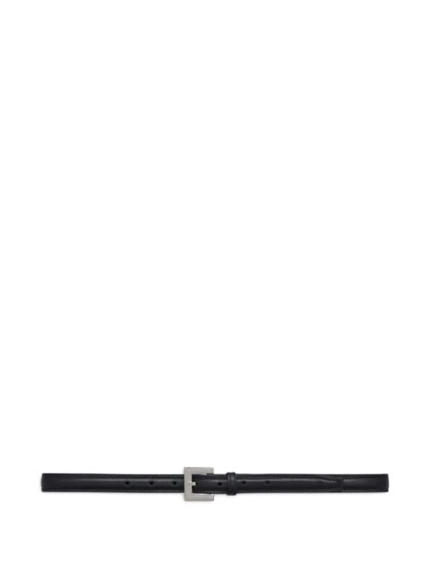 ANINE BING buckle-detail leather belt - Black - zdjęcie produktu nr 1