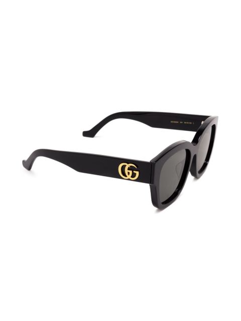 Gucci Eyewear Double G wayfarer-frame sunglasses - Black