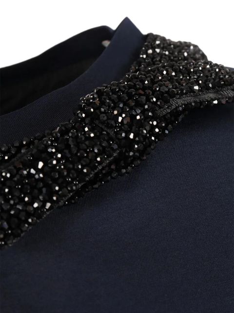 Max Mara Pontile beaded T-shirt - Blue