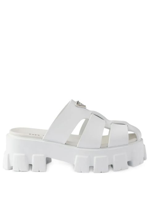 Prada Monolith mules - White - zdjęcie produktu nr 1