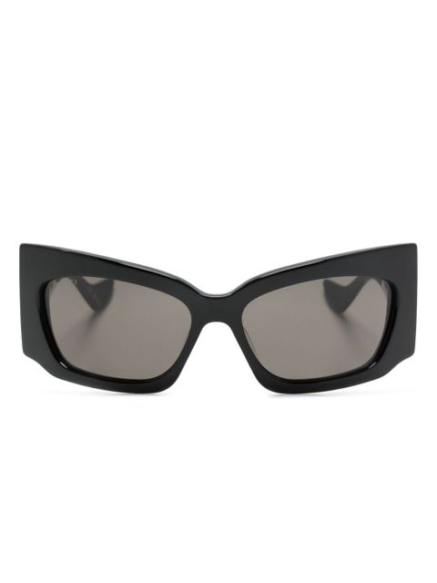 Gucci Eyewear geometric-frame tinted sunglasses - Black - zdjęcie produktu nr 1