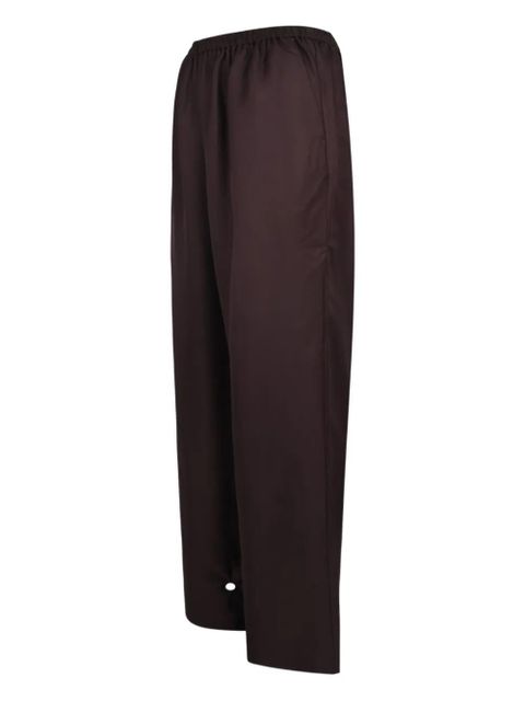 LouLou de Saison elasticated-waist silk trousers - Brown - zdjęcie produktu nr 2
