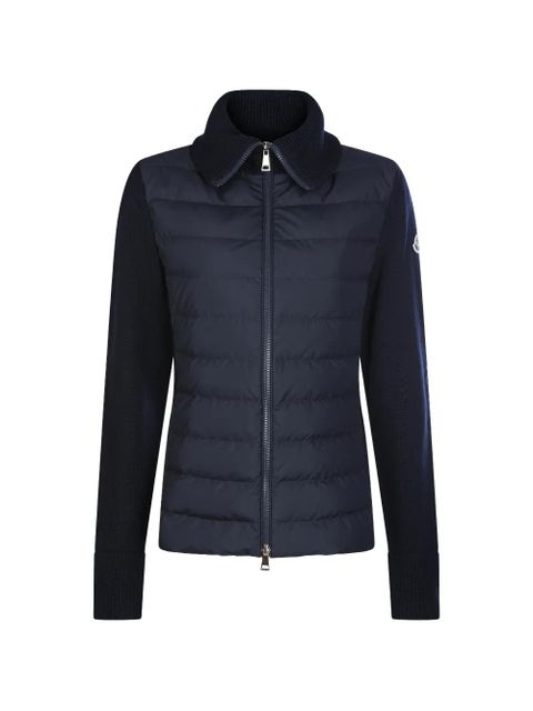 Moncler padded zip-up cardigan - Blue - zdjęcie produktu nr 1