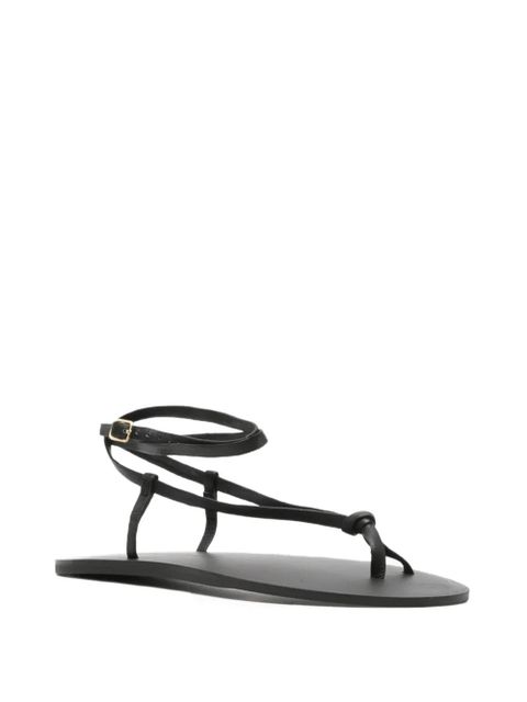 Manebi ankle strap sandals - Black
