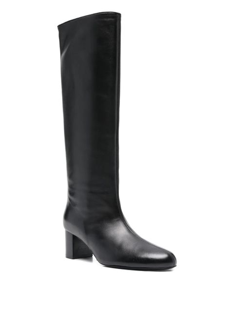 TOTEME Downtown nappa knee-high boots - Black