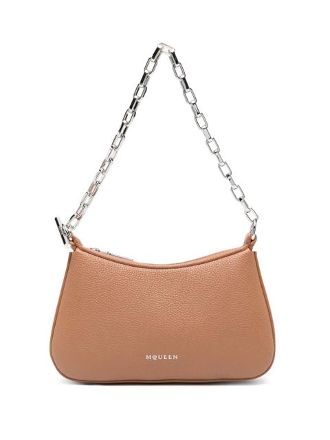 Alexander McQueen mini T-bar chain-strap shoulder bag - Brown - zdjęcie produktu nr 1