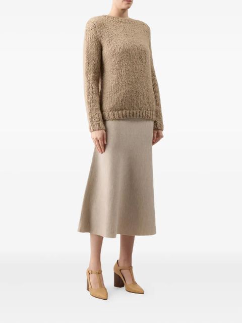 Gabriela Hearst Freddie midi skirt - Neutrals - zdjęcie produktu nr 2