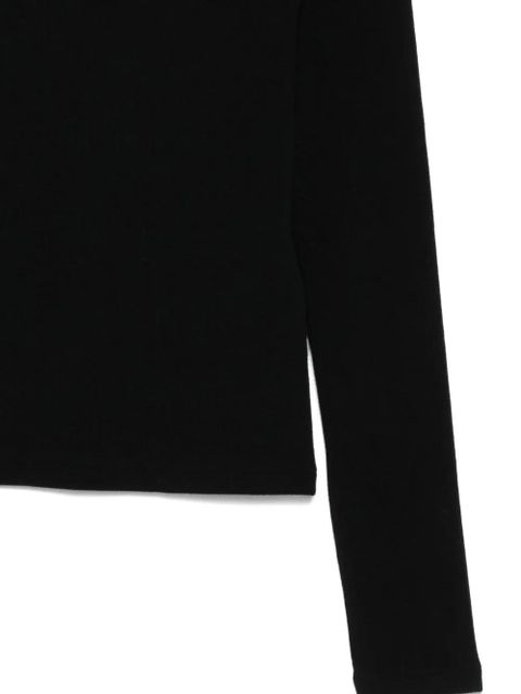 MM6 Maison Margiela Long-sleeved Top - Black - zdjęcie produktu nr 2