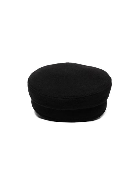 Ruslan Baginskiy safety-pin baker boy hat - Black - zdjęcie produktu nr 2
