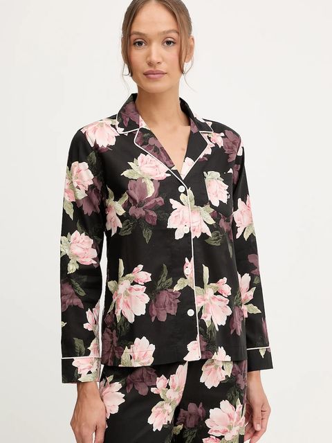 Lauren Ralph Lauren piżama damska kolor czarny ILN92438