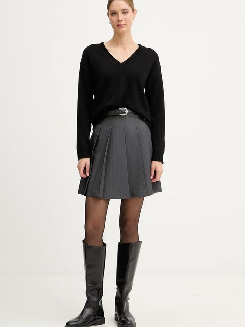 Pepe Jeans sweter z dodatkiem wełny damski kolor czarny lekki PL7000001 - zdjęcie produktu nr 2