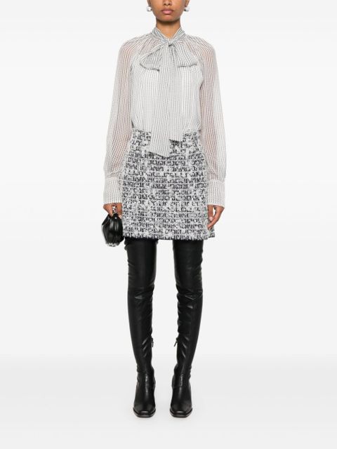 Givenchy 4G tweed skirt - Blue - zdjęcie produktu nr 2