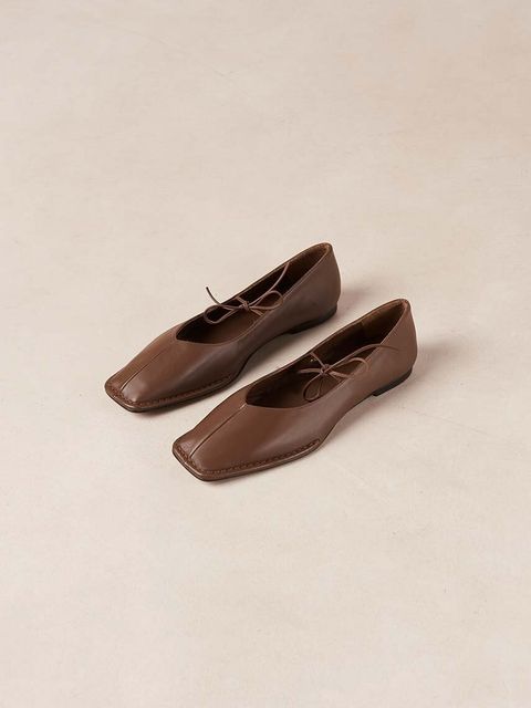 Alohas baleriny skórzane Sway