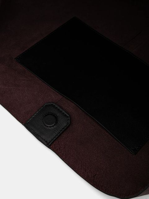 AllSaints torebka skórzana ASHA kolor czerwony W400XC