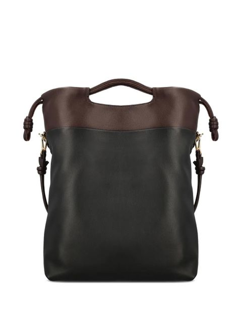 LOEWE chain-detail leather shoulder bag - Black - zdjęcie produktu nr 2