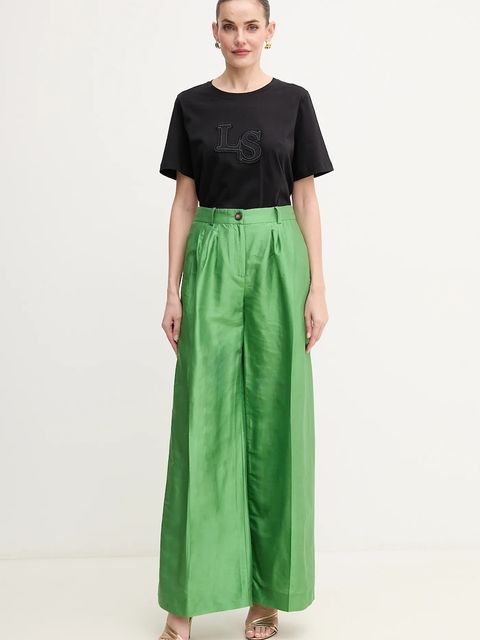 Luisa Spagnoli spodnie jedwabne