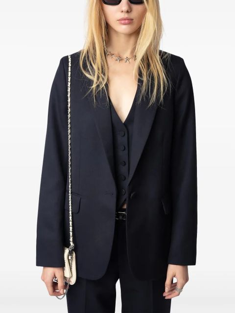Zadig&Voltaire Valse blazer - Blue - zdjęcie produktu nr 2