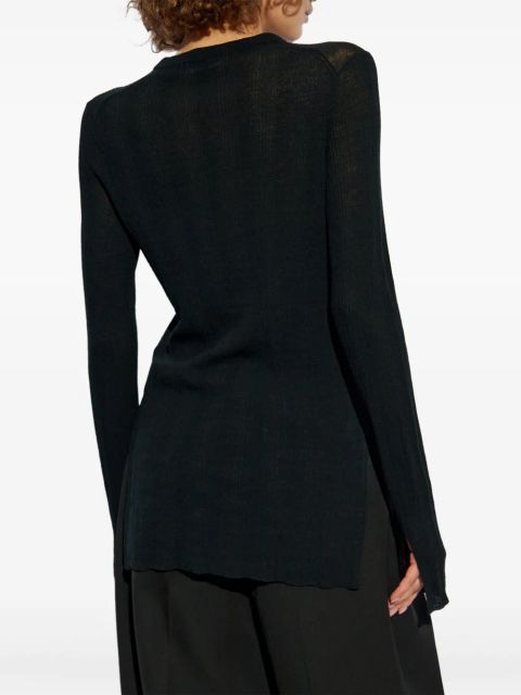 Jil Sander wool top - Black