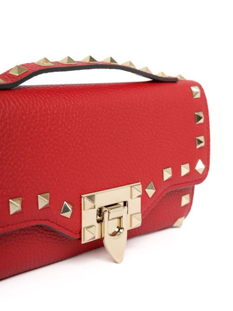 Valentino Garavani Rockstud clutch bag - Red