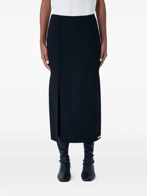 Sportmax slit midi skirt - Black - zdjęcie produktu nr 1