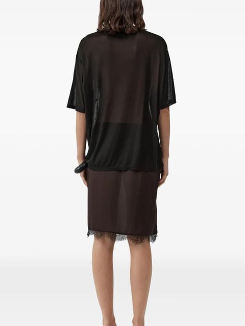 St. Agni relaxed fine jersey T-shirt - Black - zdjęcie produktu nr 2