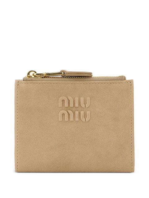 Miu Miu pink leather wallet - Neutrals - zdjęcie produktu nr 1