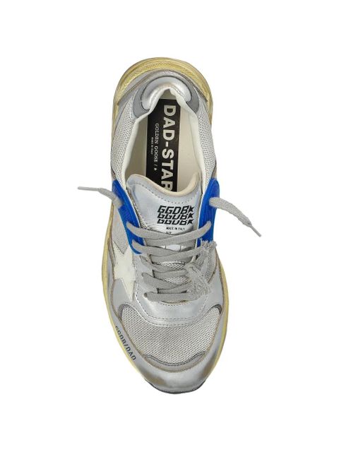 Golden Goose star appliqué sneakers - Silver