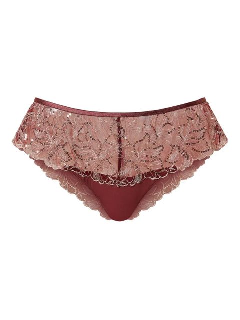 TWINSET floral-embroidered briefs - zdjęcie produktu nr 1
