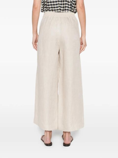 Weekend Max Mara Felino elasticated cropped trousers - Neutrals