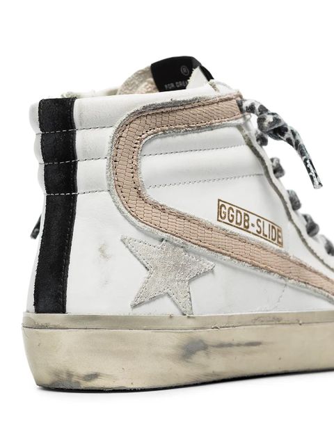 Golden Goose Slide high-top sneakers - White