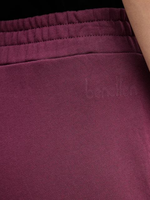 United Colors of Benetton spodnie dresowe bawełniane damskie kolor fioletowy gładkie 3UNIDF01A