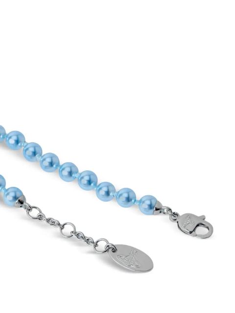 Vivienne Westwood orb beaded bracelet - Blue - zdjęcie produktu nr 2