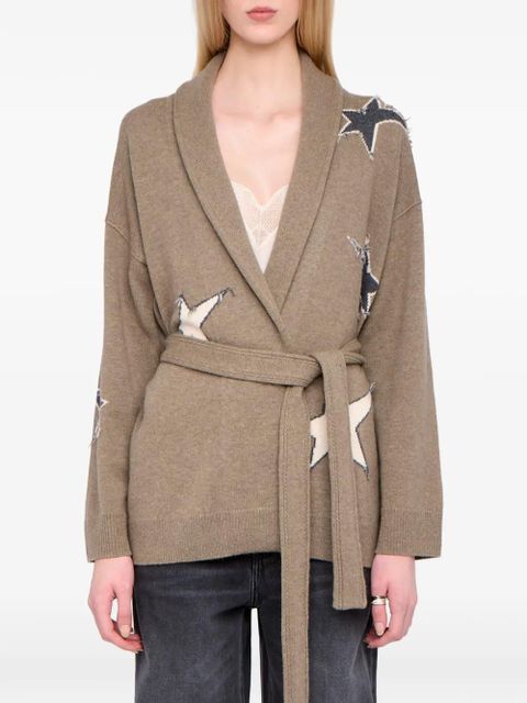 Zadig&Voltaire Alpa belted cardi-coat - Neutrals