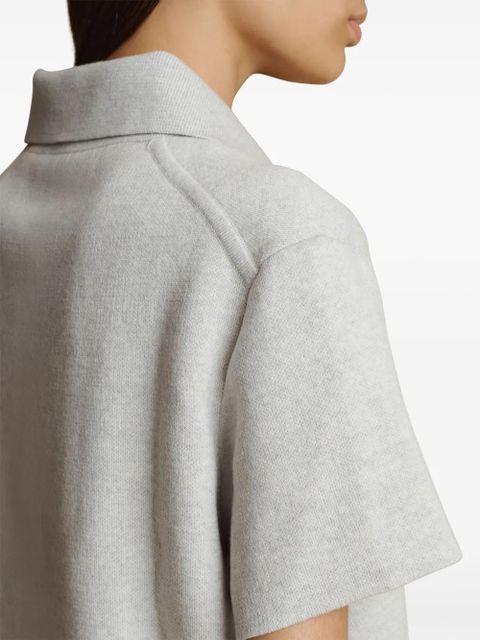 KHAITE The Gulliame knitted top - Grey