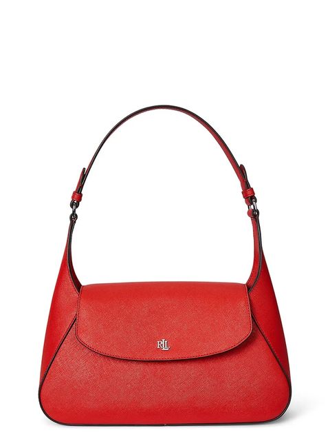 Lauren Ralph Lauren torebka skórzana kolor pomarańczowy 431969364 - zdjęcie produktu nr 1