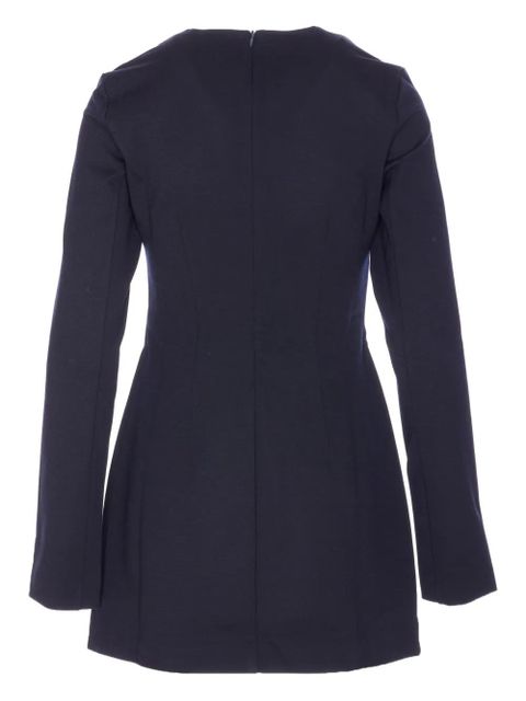 Max Mara Alpino long-sleeve mni dress - Blue