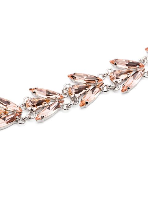 Simone Rocha Crystal Floret necklace - Silver