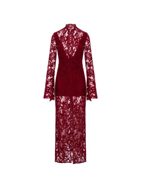 MANURÍ Sally lined maxi dress - Red - zdjęcie produktu nr 1