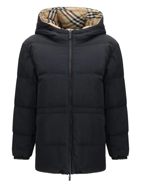 Burberry checked jacket - Black