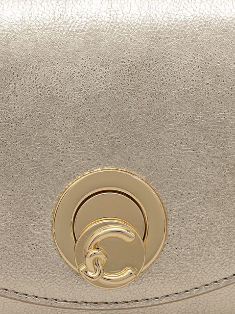 Coccinelle torebka skórzana NIKLA SMOOTH kolor złoty E1 TOB 15 01 01